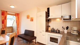 Ansicht der Küche im Appartement 2