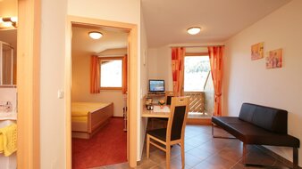 Ansicht vom Zimmer im Appartement 2