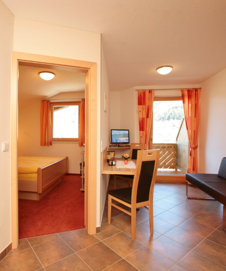 Ansicht vom Zimmer im Appartement 2