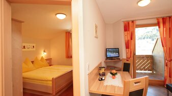 Ansicht vom Zimmer im Appartement 2