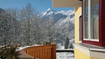 Außenansicht vom Appartement Christine im Winter | © Privat